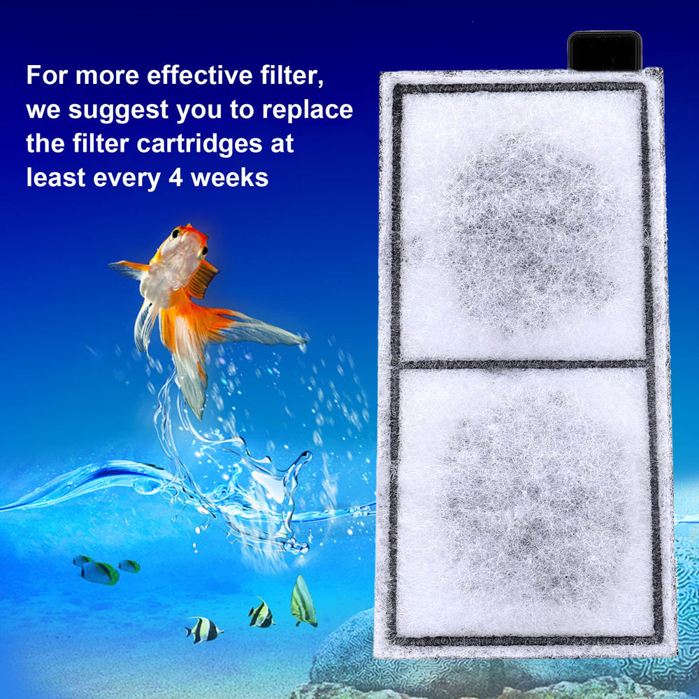 AQQA cartridge absorbs odors and discoloration for clearer water.