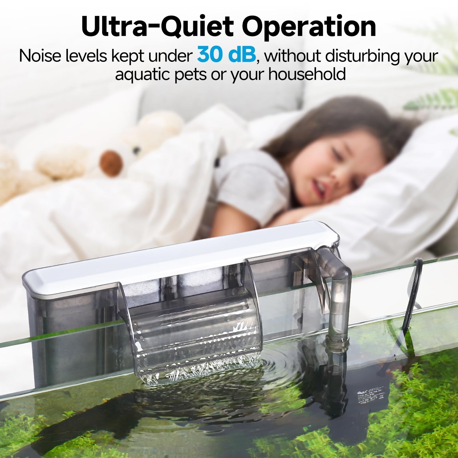 AQQA triple bio sponges filter media provides biological and mechanical filtration.