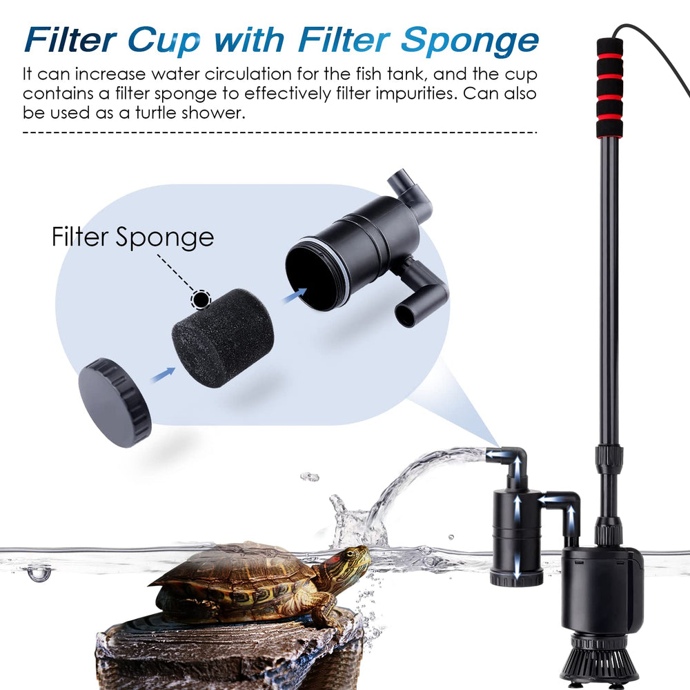 AQQA Filter Cup upgrade captures waste for clearer water.
