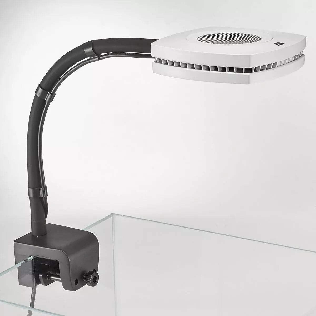 Aqua Intelligence AQI Part Prime Flex Arm 12in closeup of cord clips for neat setup.