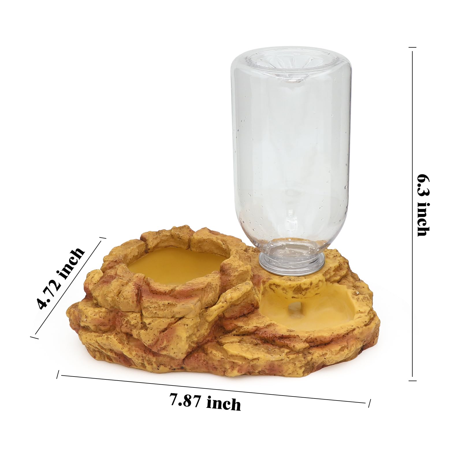 AQUA KT hermit crab feeding dish adds tidy escape-free dining