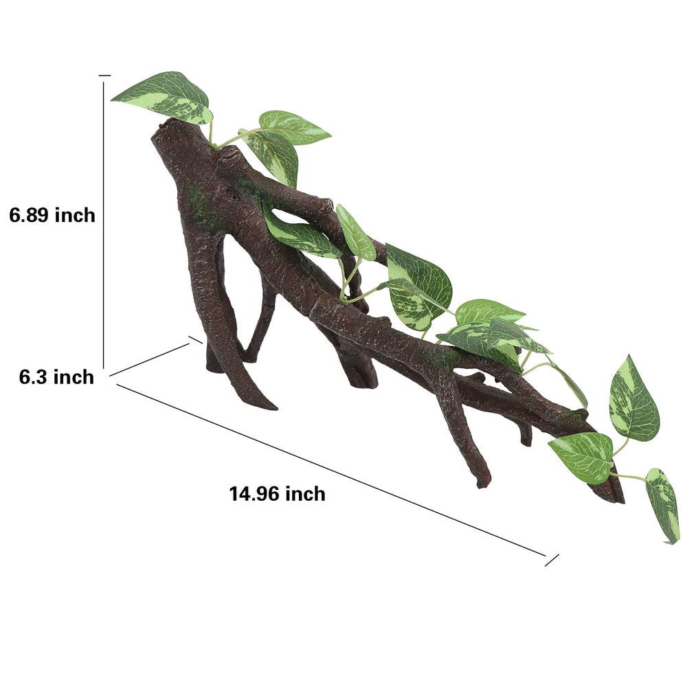 AQUA KT smooth-texture branch highlights reptile-friendly touch and injury prevention