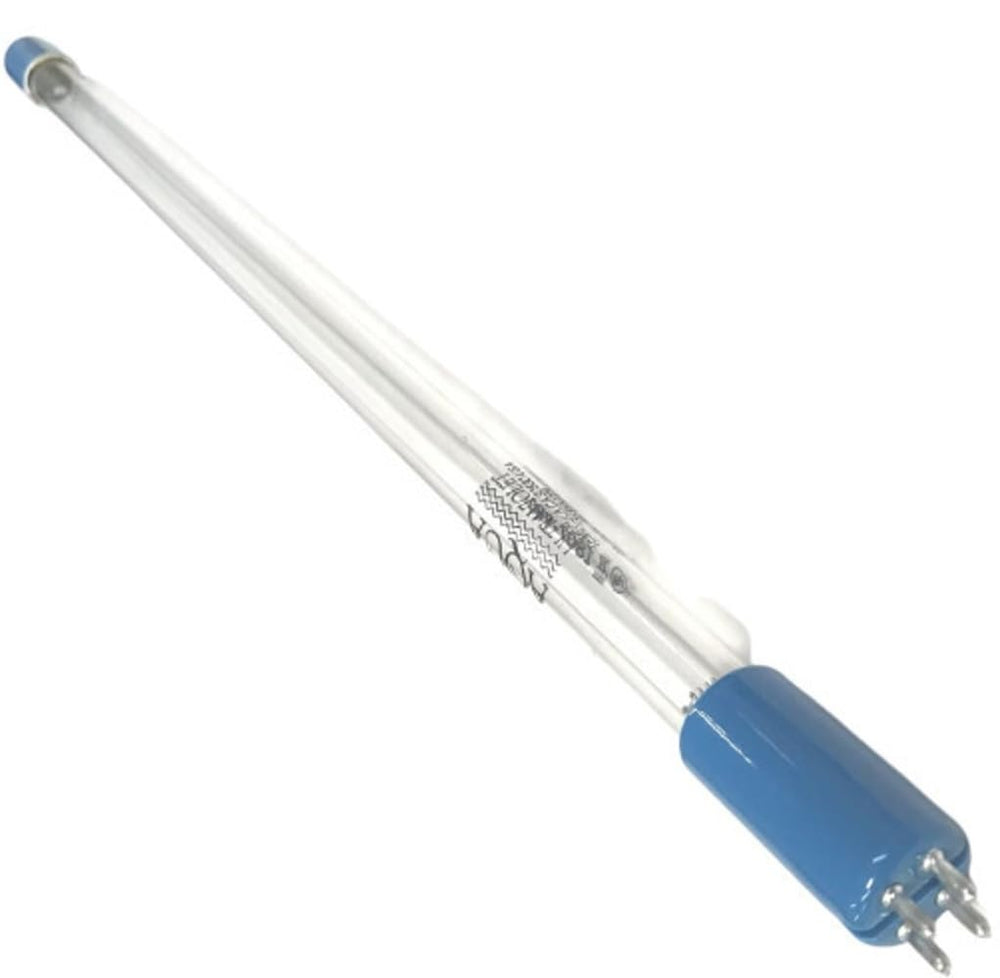 Aqua Ultraviolet 57W lamp-packaged photo shows ready-to-install replacement packaging.
