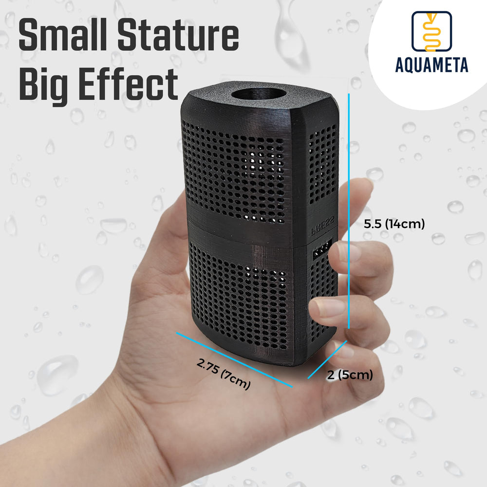 Aquameta PETG guard offers durable, long-lasting performance for busy tanks.