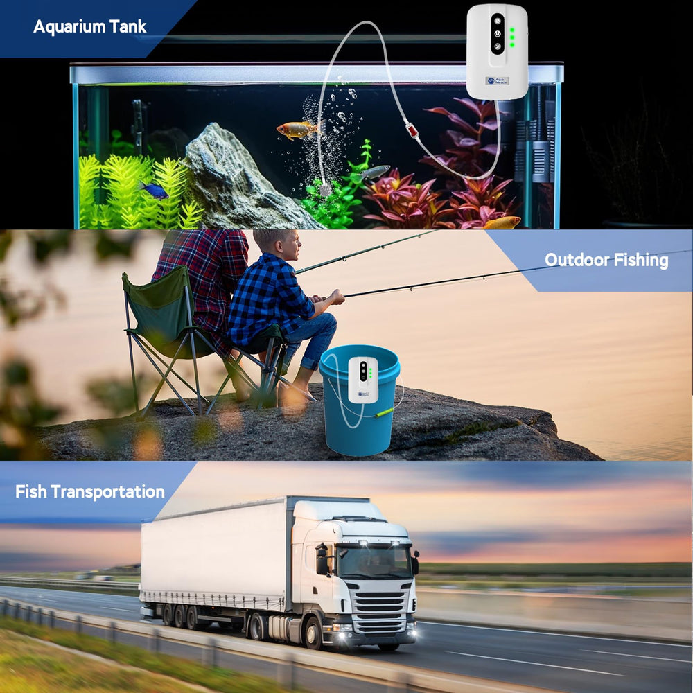 AquaMiracle all-in-one package includes tubing stone valves for quick setup