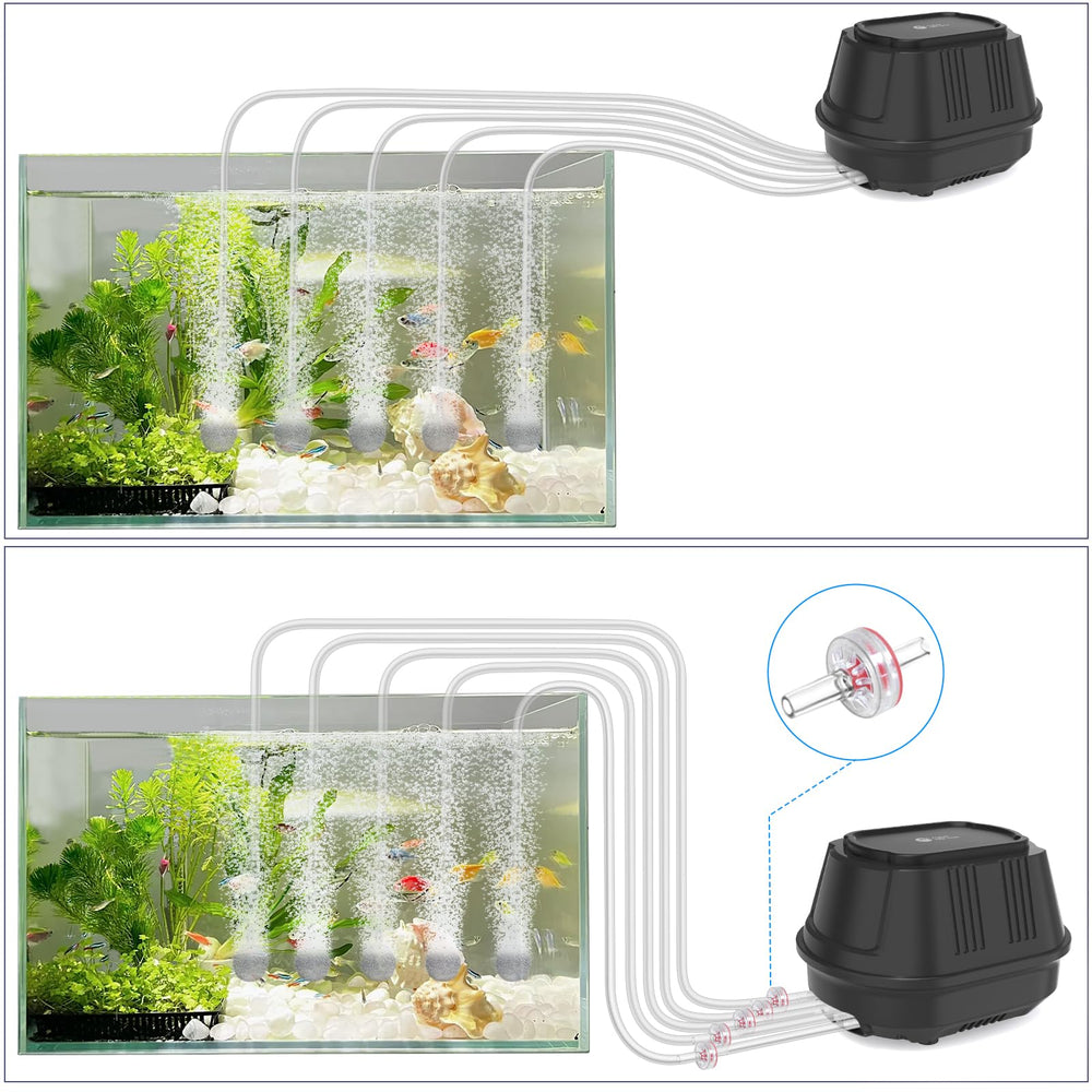 AquaMiracle air-stone-5-pack delivers consistent bubbles for gentle aeration.