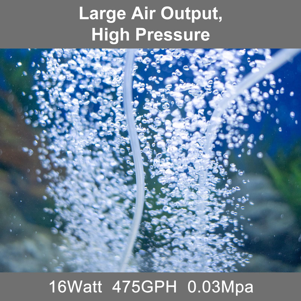 Aquamiracle all-in-one aeration package includes tubing and air stones