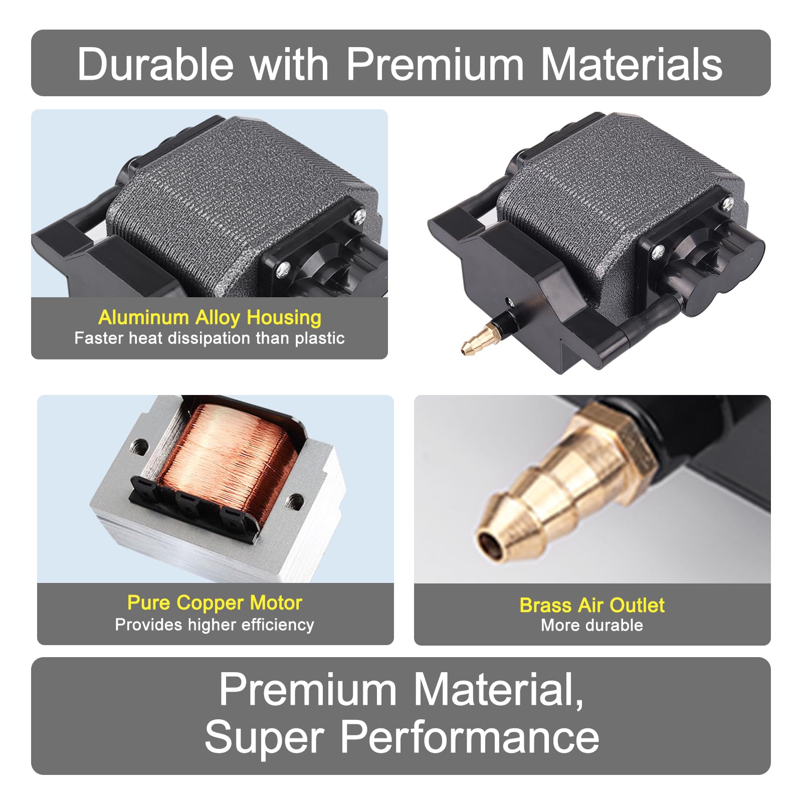 Aquamiracle aluminum alloy housing demonstrates durable heat dissipation