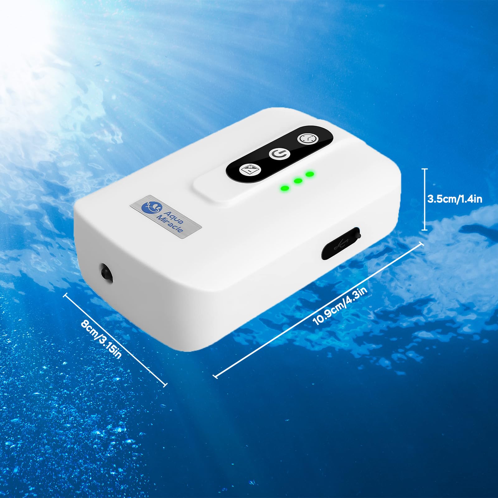 AquaMiracle suitable for freshwater and marine water environments