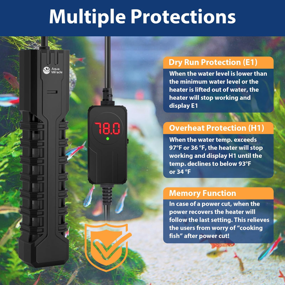 AquaMiracle reliable performance in both fresh and saltwater environments.