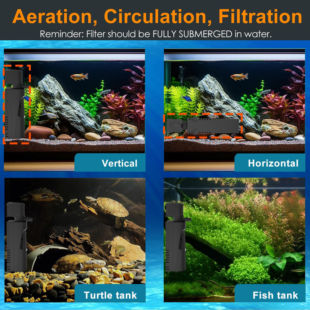 Aquamiracle green-water-clean tank demonstrates visible water clarity improvement.