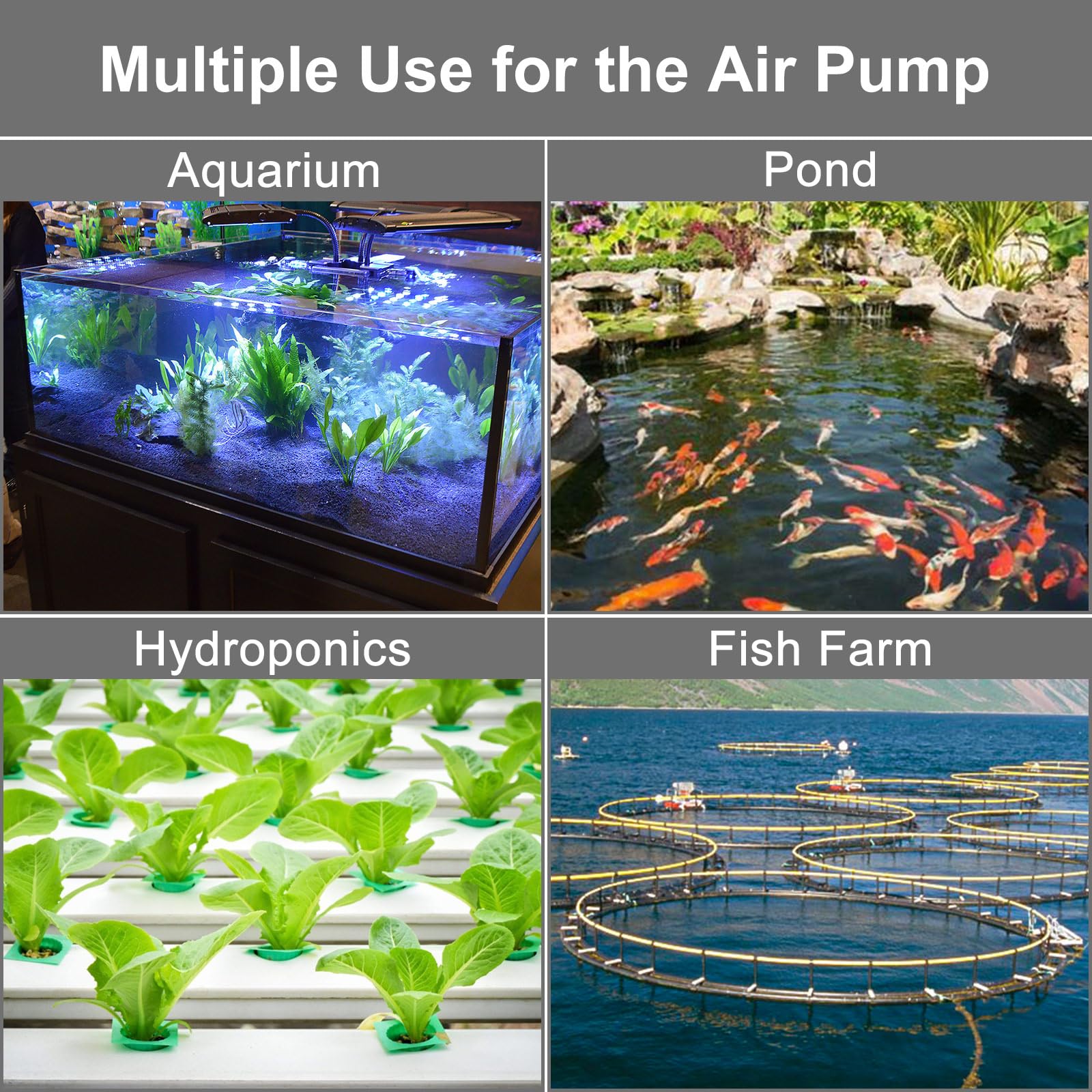 Aquamiracle koi pond aeration use-case in action for larger water features