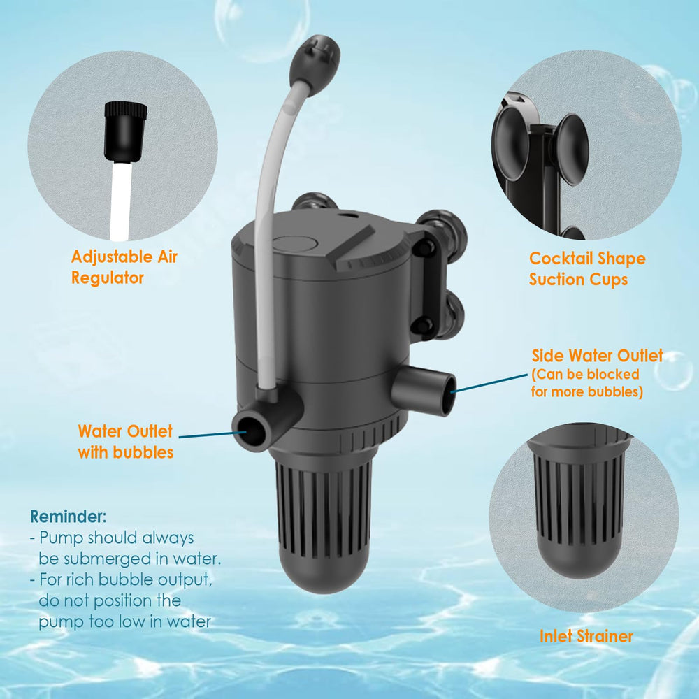 AquaMiracle epoxy-sealed motor ensures reliable submersible operation