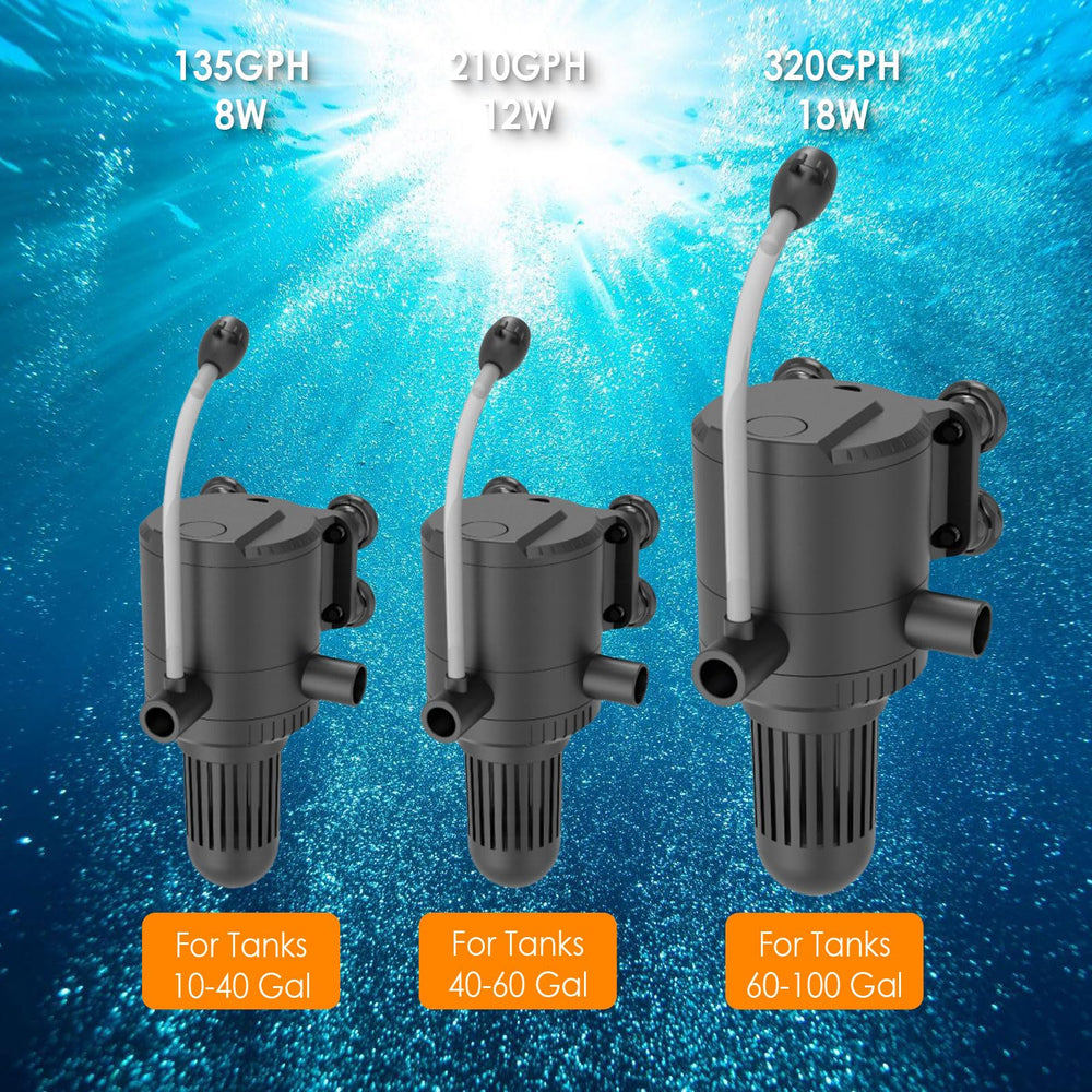 AquaMiracle two-unit setup improves circulation in larger tanks