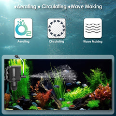 AquaMiracle powerhead venturi aeration highlights oxygen boost