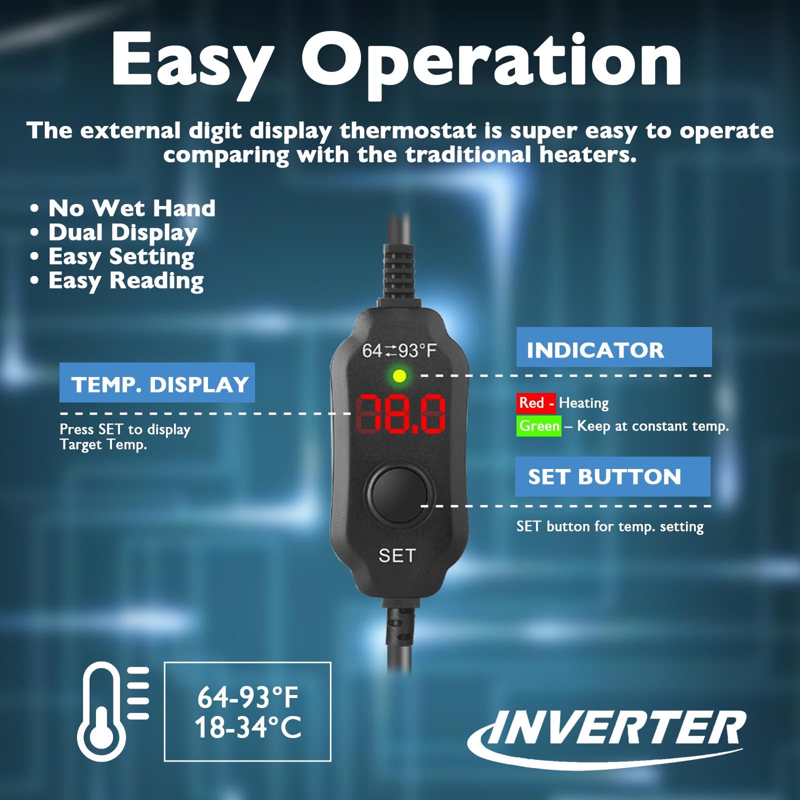 AquaMiracle turtle tank heater for 3-5 gallon tanks provides safe, compact warmth.