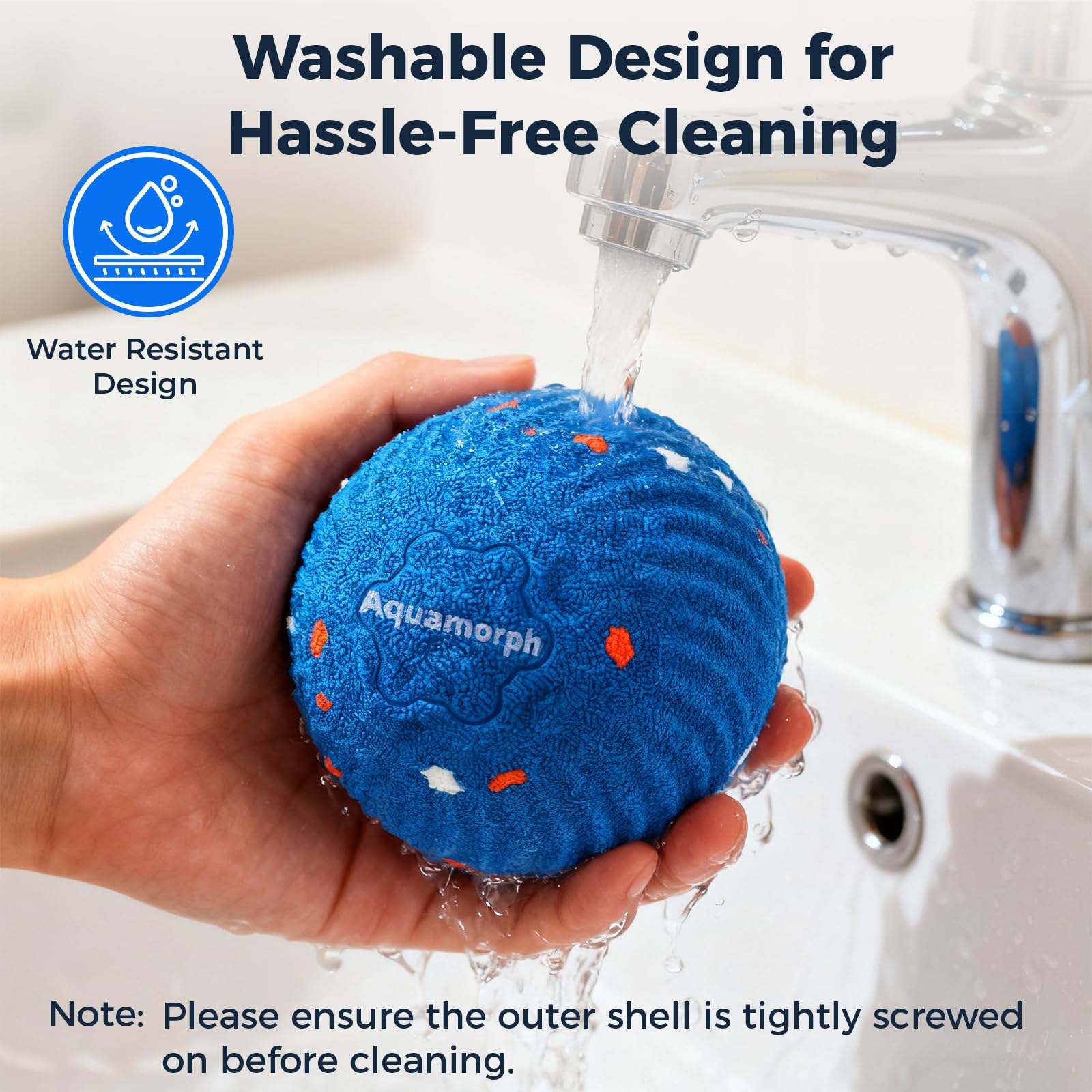 Aquamorph washable shell simplifies cleanup after adventures