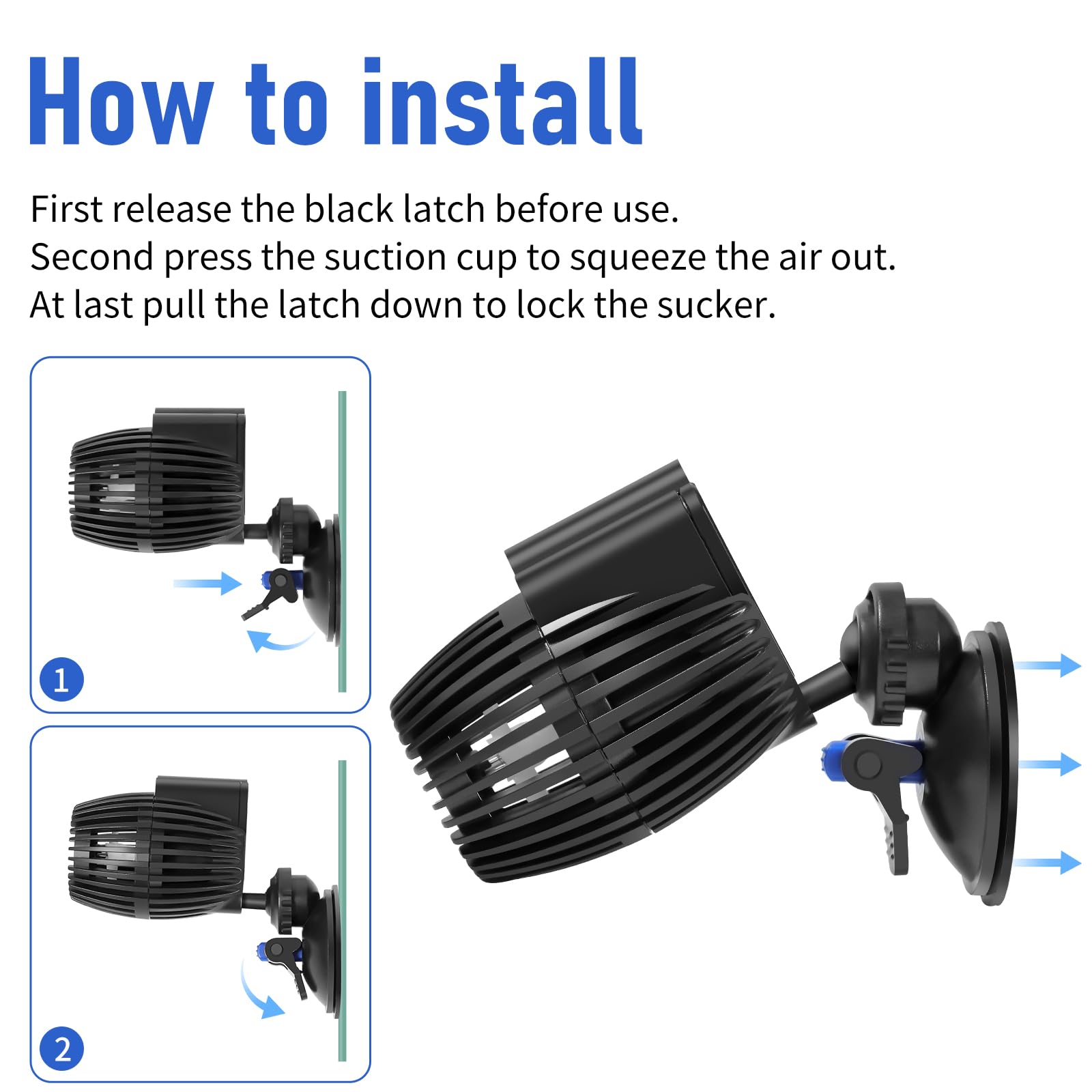 AQUANEAT 2 Pack saltwater setup image hints at enhanced water movement for corals.