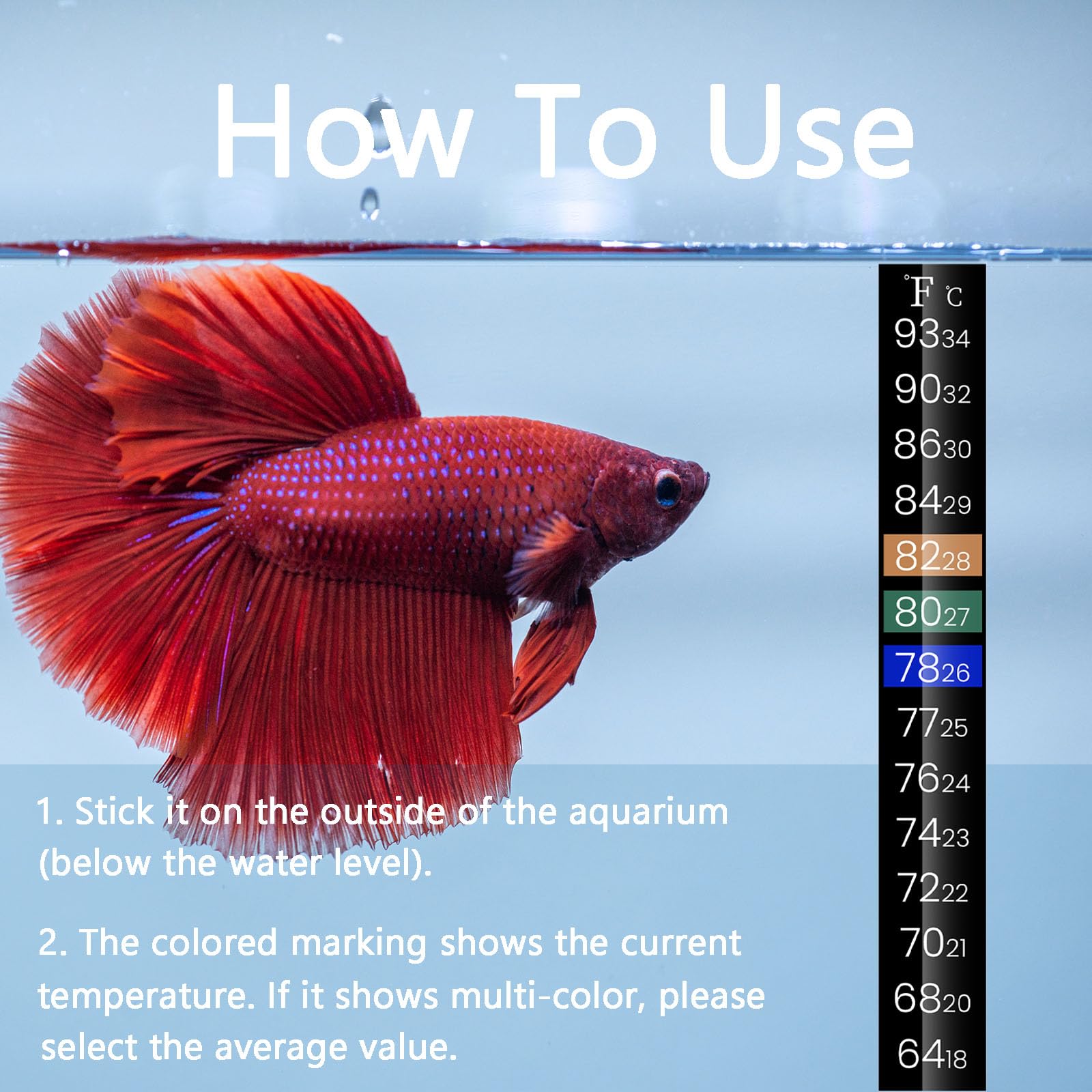 AQUANEAT 300W heater packaging with cups and thermometer, ready to use.
