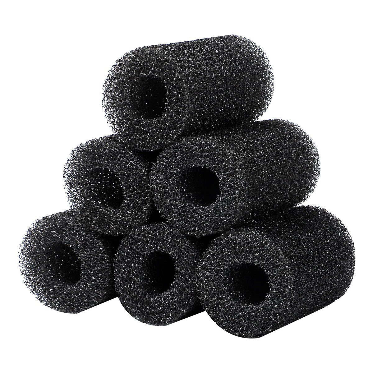 AQUANEAT pre-filter sponge over a 1-inch intake protects tiny fry from suction