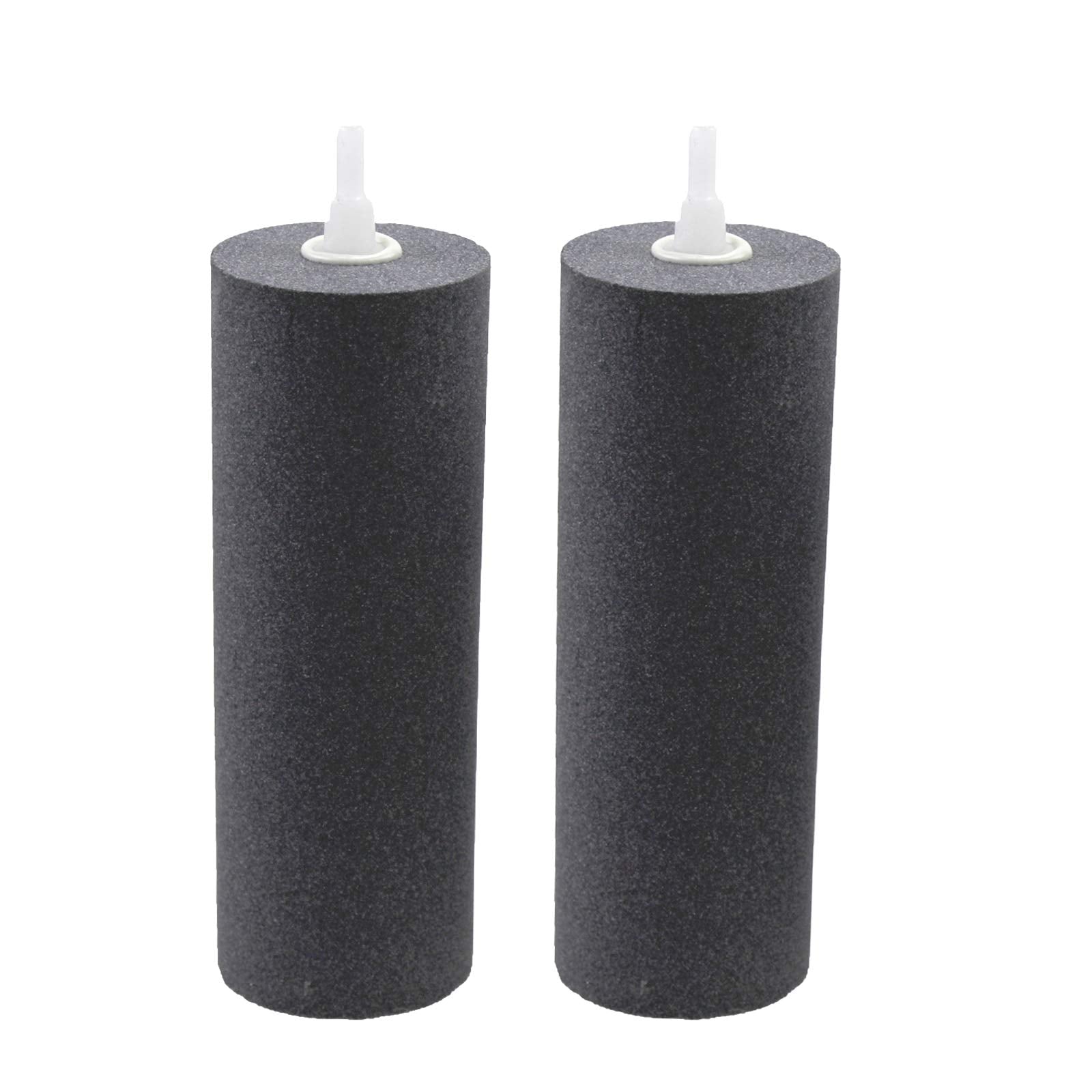 AQUANEAT aquarium air stones 6x2 inch two-pack diffuser providing steady oxygenation for fish tanks