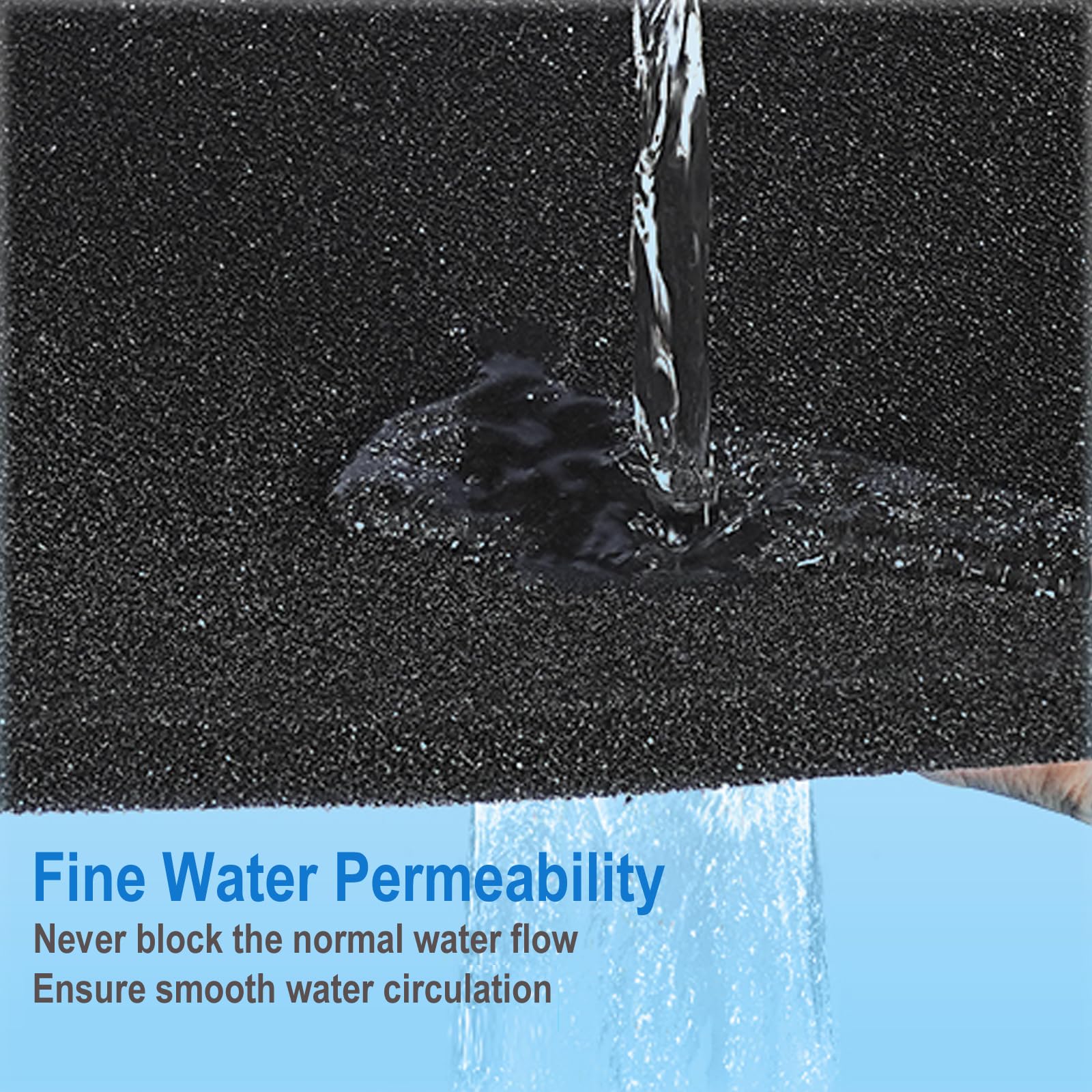 AQUANEAT media pad fits pre-filter, sump, wet/dry, or canister setups.
