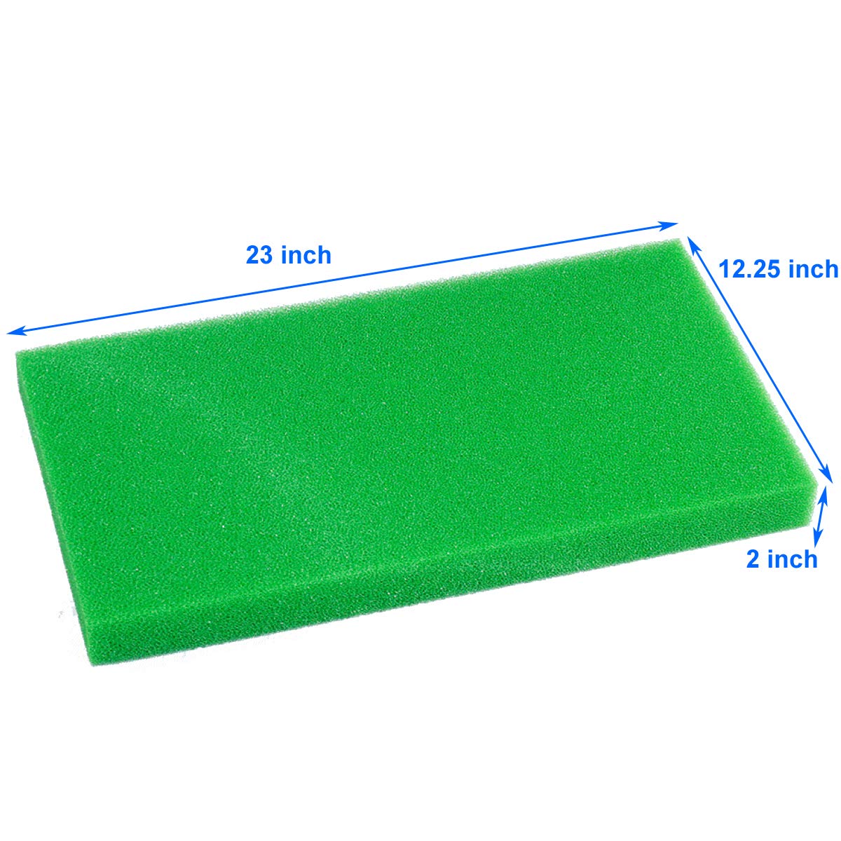 AQUANEAT HMF DIY sponge in green ready to enhance pond and aquarium filtration.