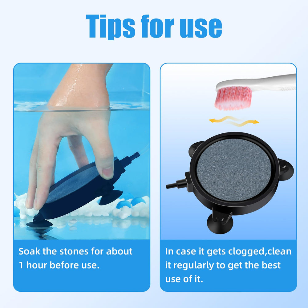 AQUANEAT hydroponics air stone disc used for nutrient circulation.