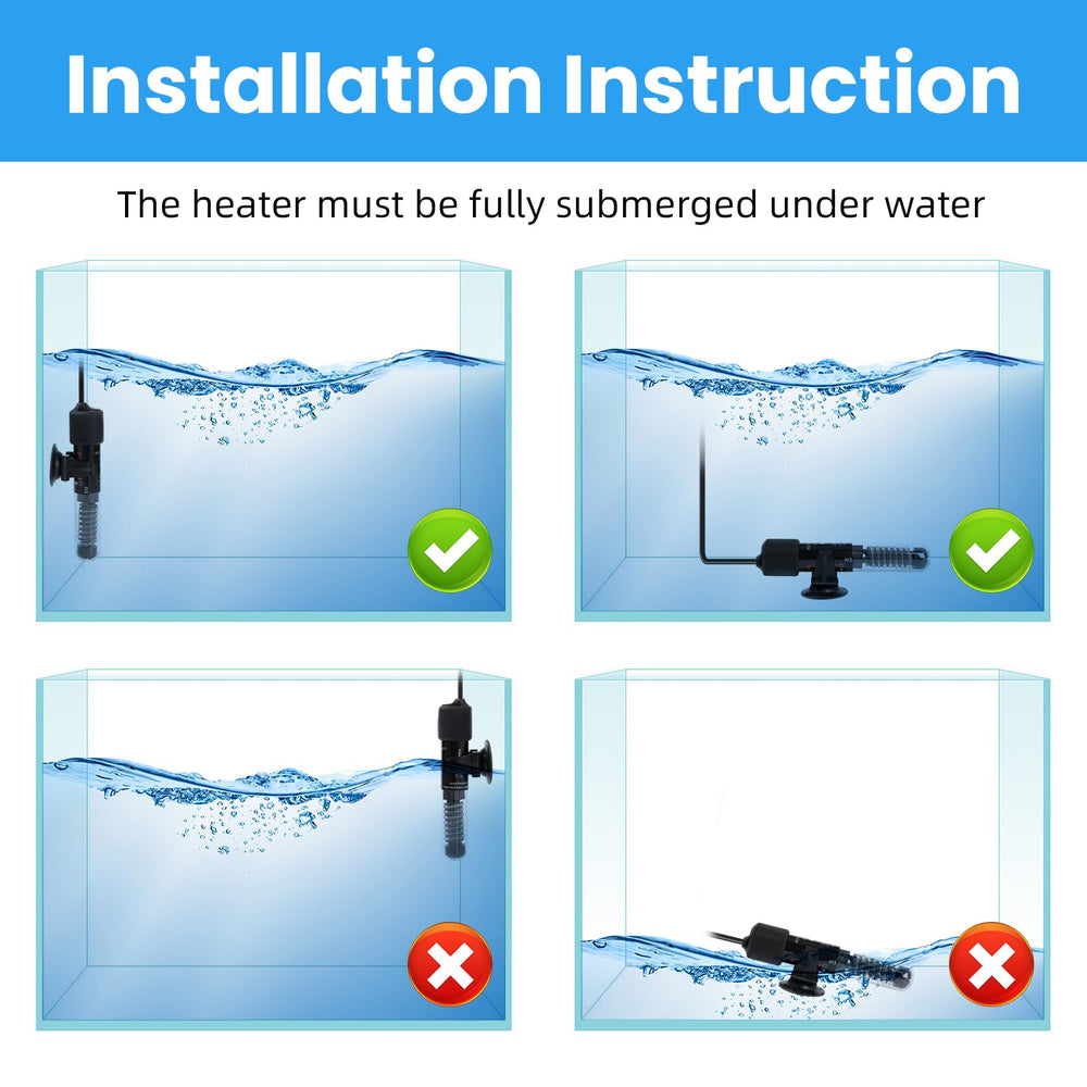 AQUANEAT indicator light shows when heating or resting.