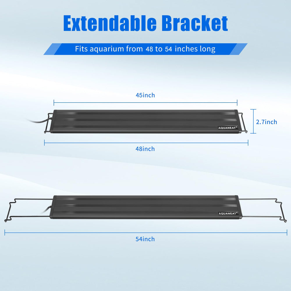 AQUANEAT LED Aquarium Light no timer—basic on/off control for simple use.