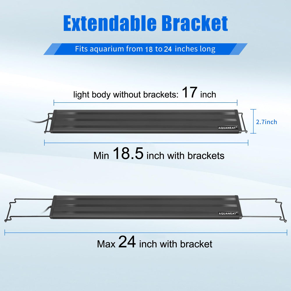AQUANEAT LED light showing compact body and bracket mounting.