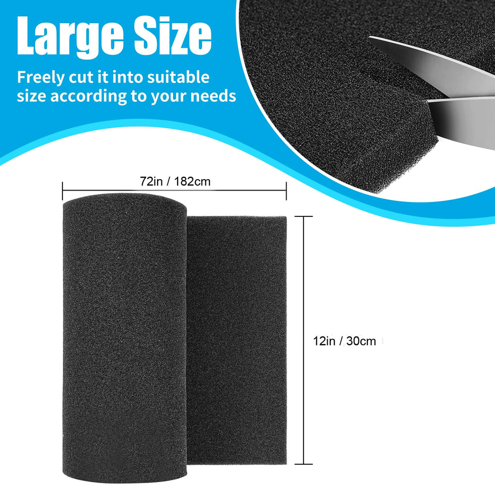 AQUANEAT open-cell foam filtration pad offers larger surface area for debris capture.