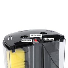 AQUANEAT starter kit components including sponge and filter for easy setup.