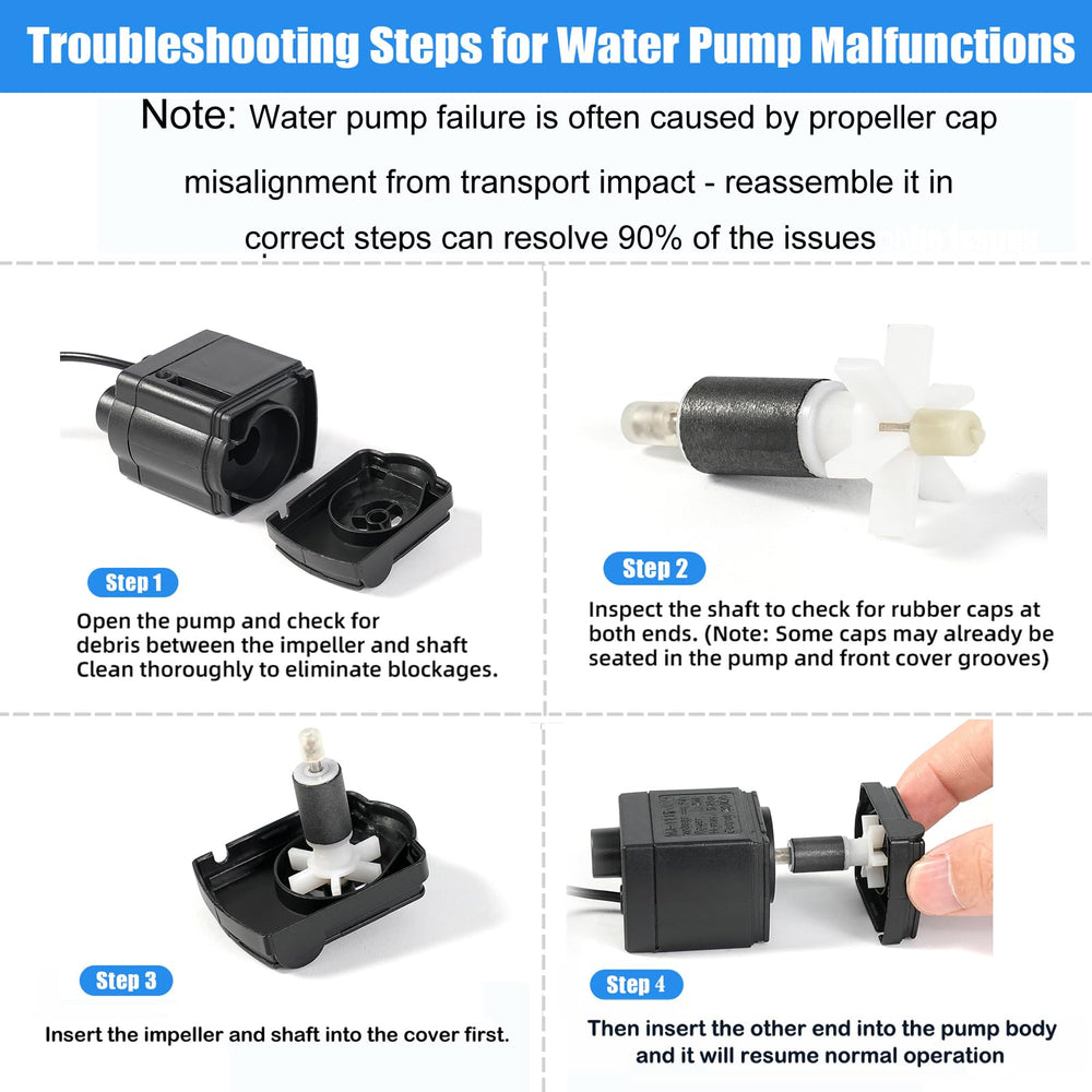 AQUANEAT water filter pump in action keeping water clearer longer.