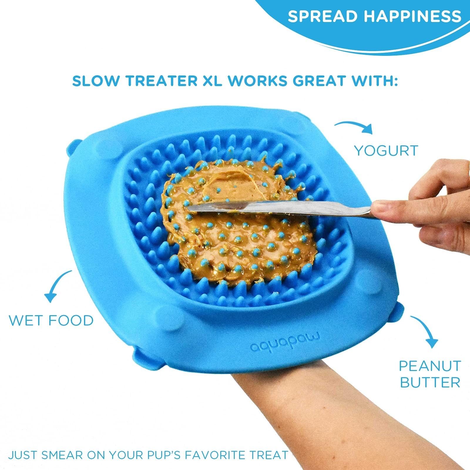 Aquapaw Lick Mat grooming enrichment supports calm grooming and positive associations.