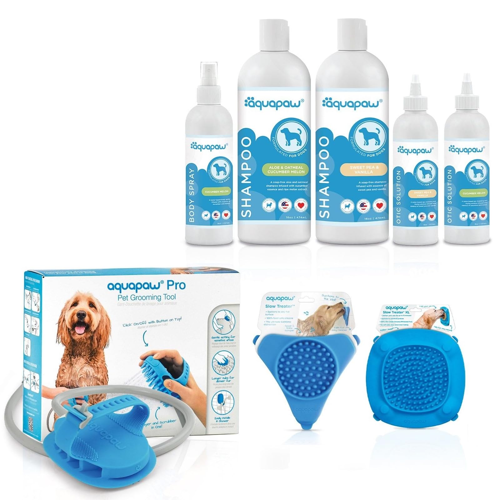 Aquapaw Lick Mat portable design travels with you for on-the-go treats.