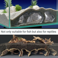 Aquarium Cave Decor Clown Loach Cave supports peaceful tank sharing and hiding.