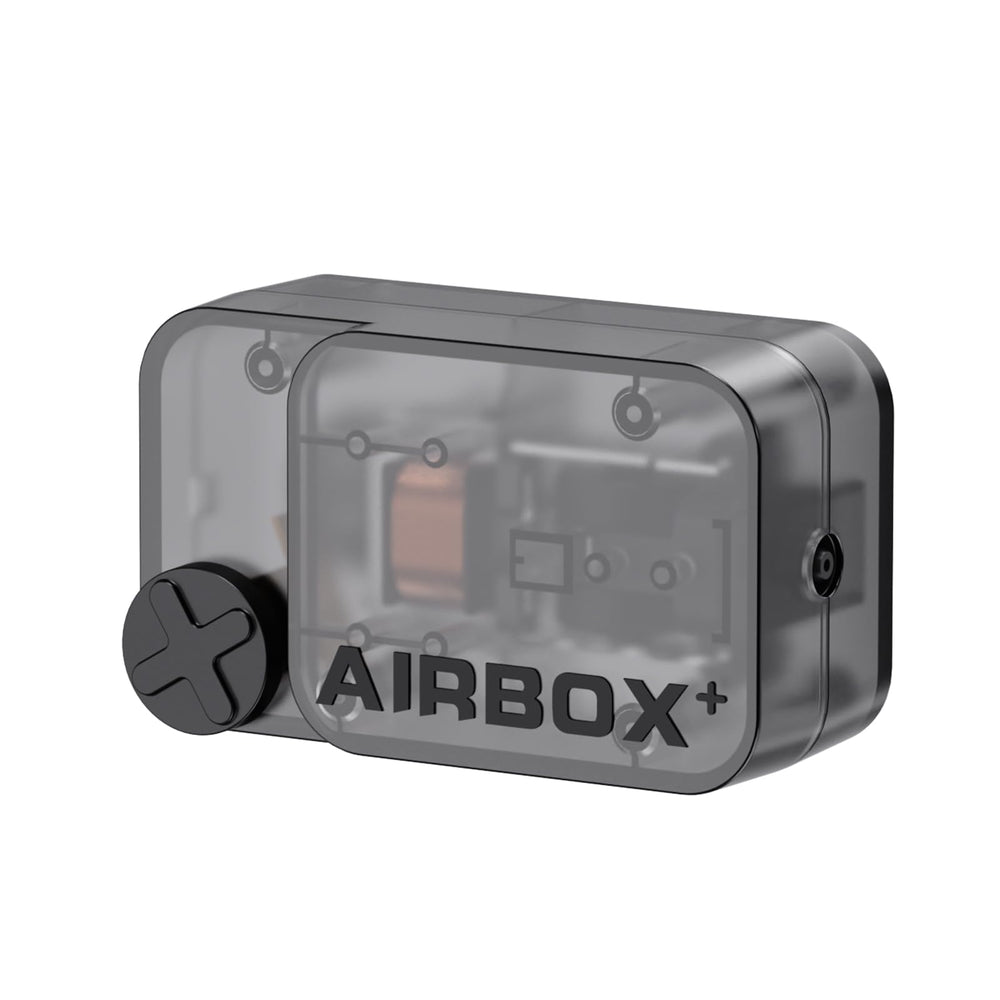 AQUASMITH Aquarium Air Pump with transparent design adds space-efficient aeration to stylish tanks.