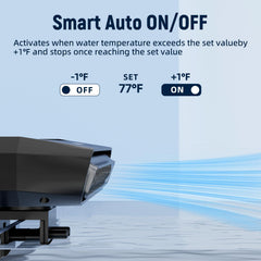 AQUASMITH Temperature Probe close-up emphasizing precise water temperature stability