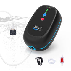 AQUASMITH Bait Aerator shows waterproof seal for storm-ready outdoor fishing