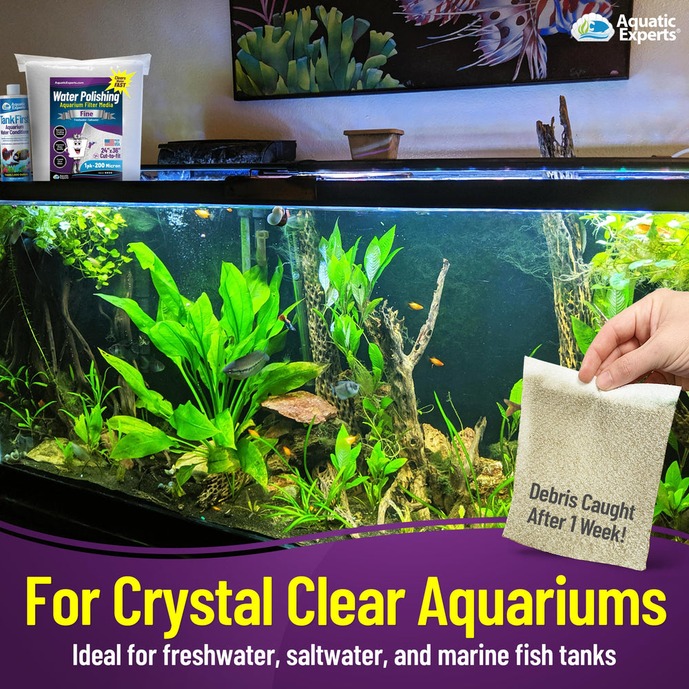 Aquatic Experts 24x36-1-8-inch-pad large size fits many setups