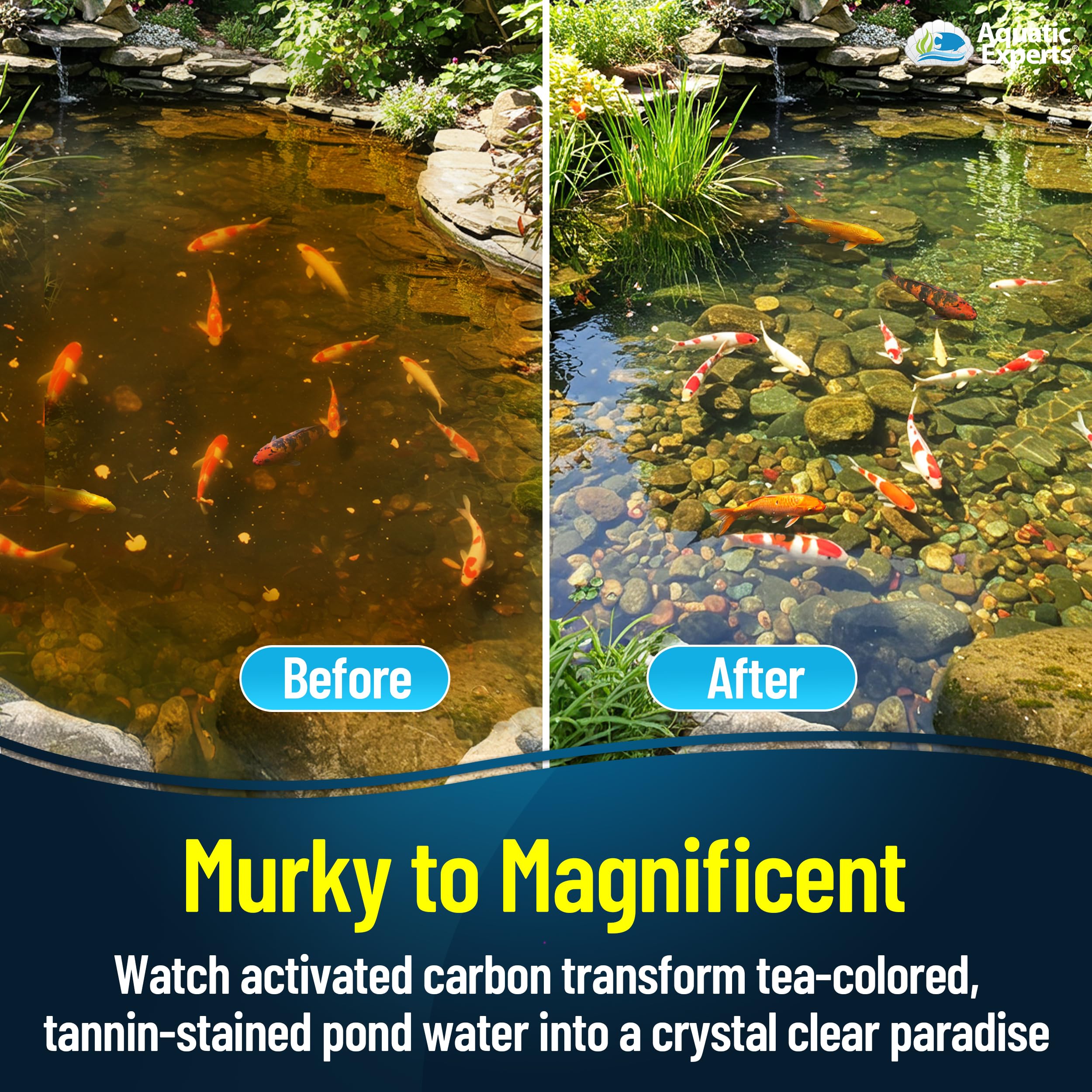 Aquatic Experts Carbon Pad durable design resists tearing in harsh environments.