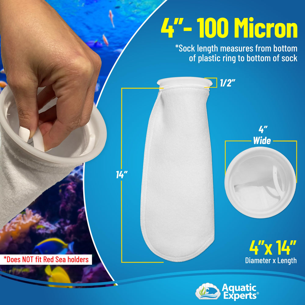 Aquatic Experts USA-manufactured socks ensure safe, reliable aquarium filtration
