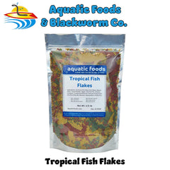 Aquatic Foods Inc 2-type pellet mix feeding community tanks with balanced texture.