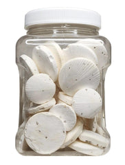 Aquatic Foods Inc. calcium feeders disk medium-jar front view supports growth and color enhancement.
