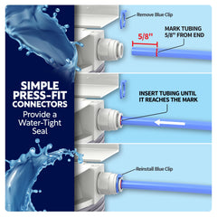 Aquatic Life resin color-change indicator signals when resin should be refreshed.