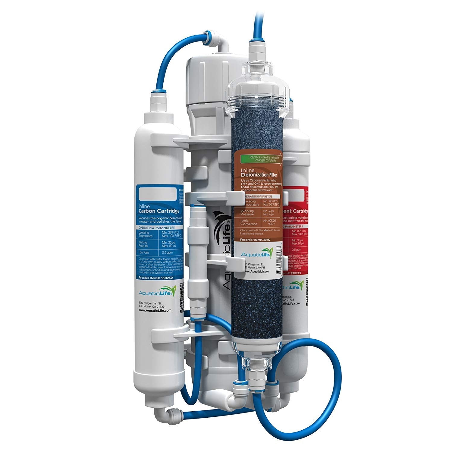 Aquatic Life RO Buddie setup overview shows a compact system simplifying aquarium water prep.