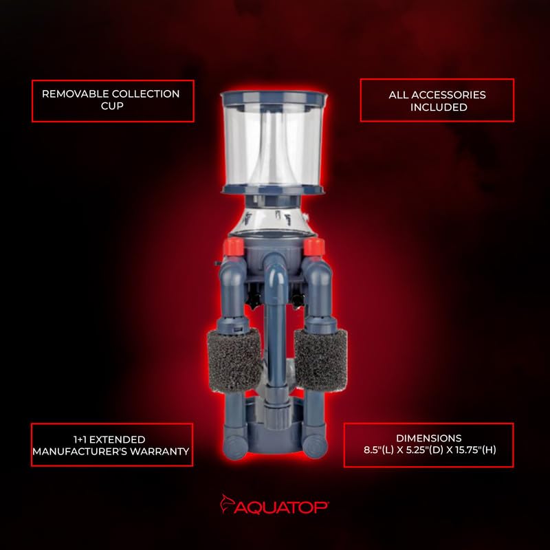Aquatop Xyclone PS-370 hang-on design offers flexible placement