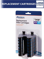Aqueon activated-carbon filtration cartridge demonstrates toxin and odor reduction.