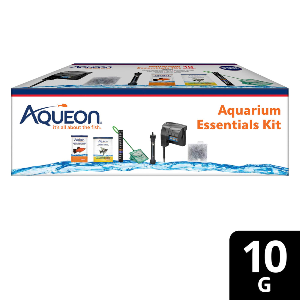 Aqueon beginners setup demonstrating practical 10-gallon readiness